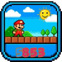 5853